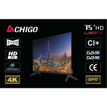 CHIGO  SMART LED TV 75" W5075A