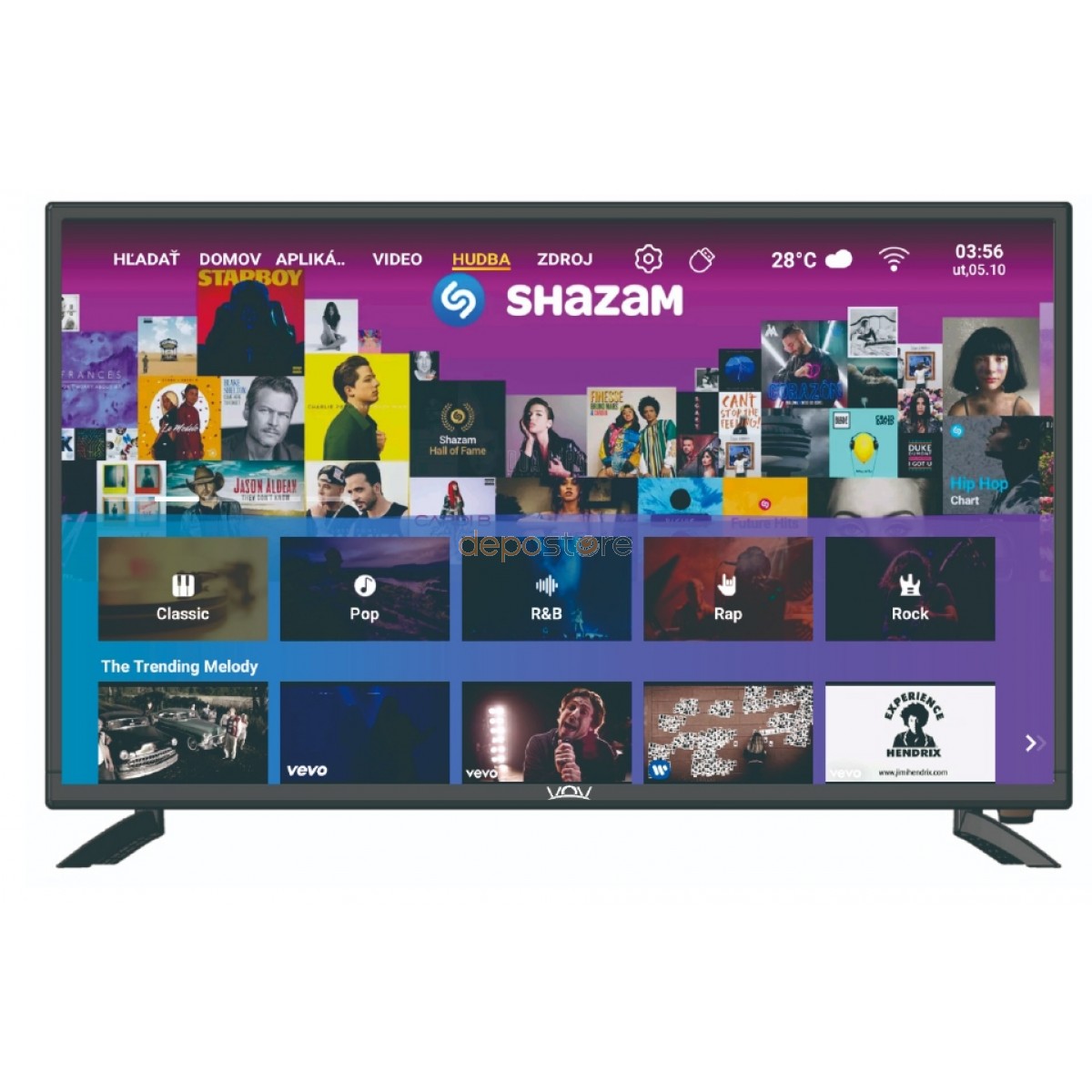 VOV VLED- 5582SMUHD 55" UHD SMART TV 